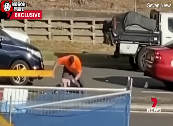 Video :A driver is obviously not up to the challenge, but he wants to fight!